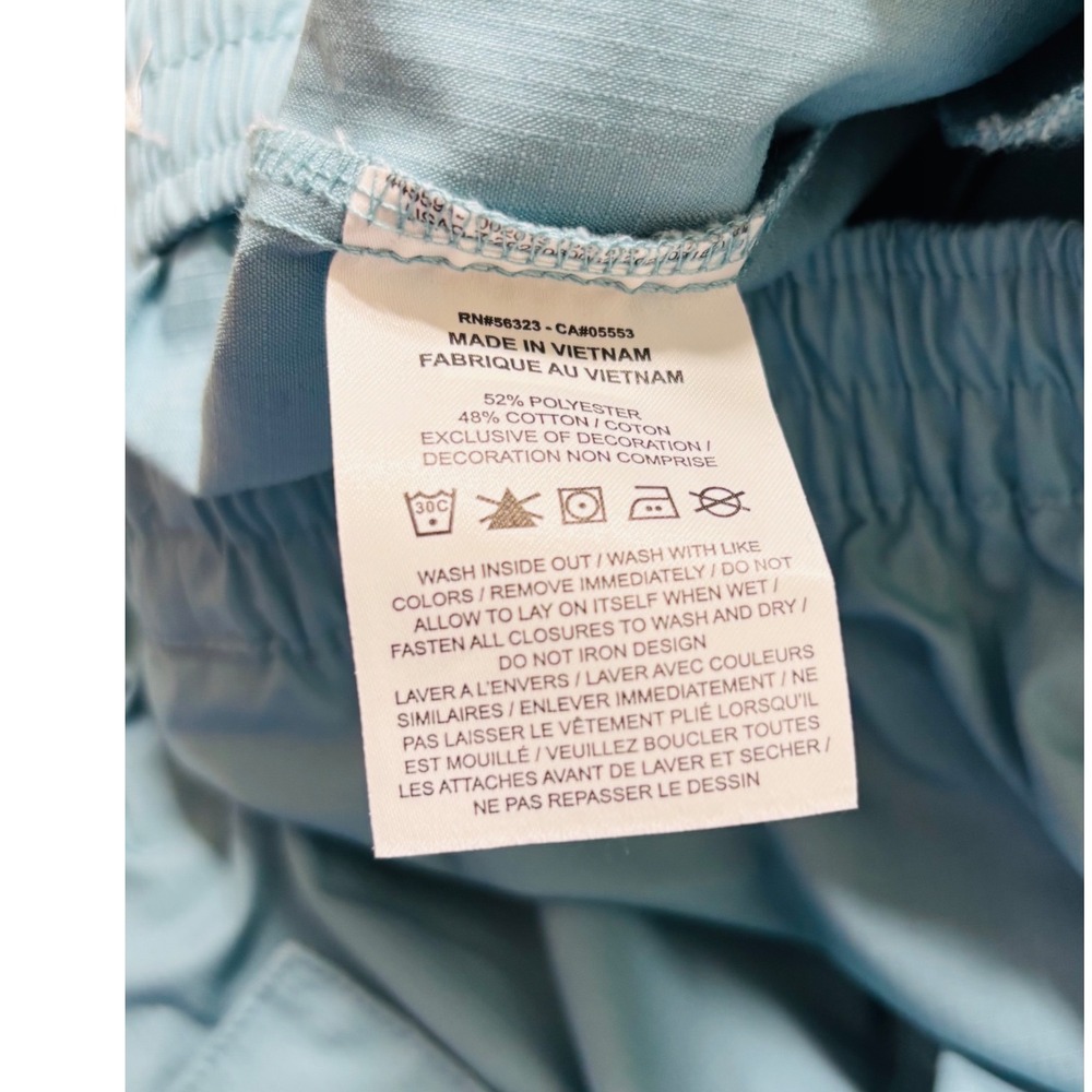 Nike Womens Small Essential Mid-Rise Woven Convertible Cargo Skirt FV7503 Blue - Picture 4 of 6